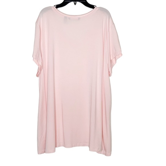H by HALSTON pink long tee shirt. Size XL - Picture 5 of 7